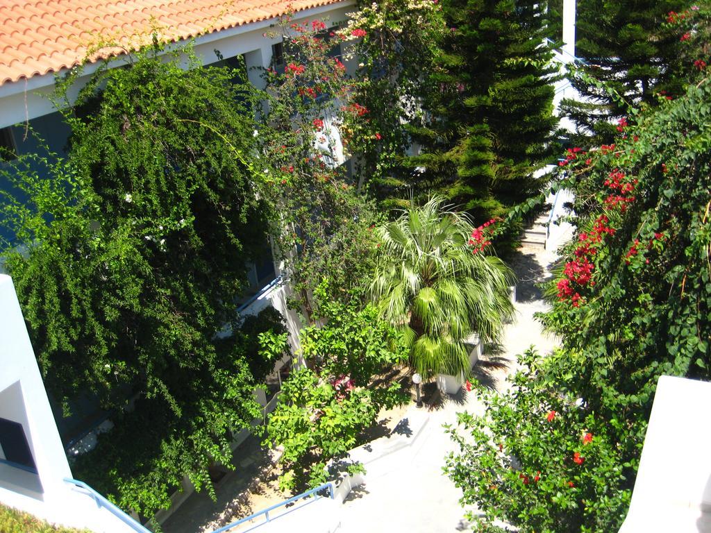 Zefiros Beach Hotel Mykali Buitenkant foto
