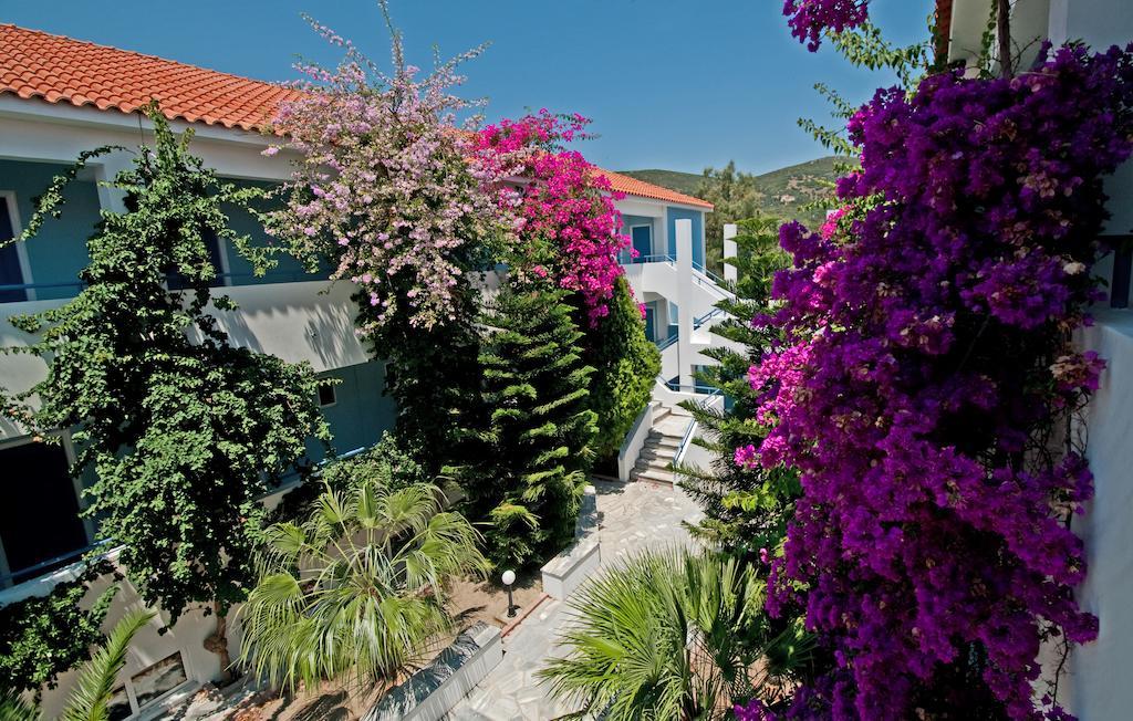 Zefiros Beach Hotel Mykali Buitenkant foto